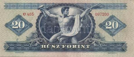 1949. 20Ft T:I- hátoldali papírráncok