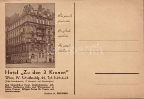 Vienna IV. Hotel Zu den 3 Kronen