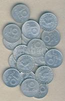 1971-1990. 10f (20x) mind különféle évszámmal komplett sor T:2,3