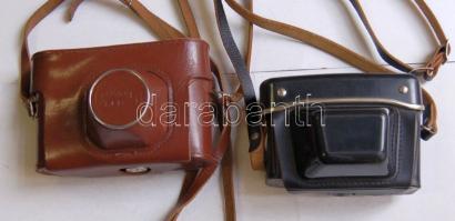 Beirette és FED 5 típusú fényképezőgépek eredeti tokban