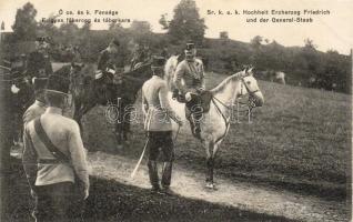 Erzherzog Friedrich und der General - Staab