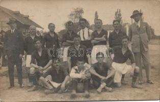 2 db régi sport (labdarugó) fotólap