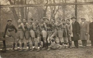 2 db régi sport (labdarugó) fotólap