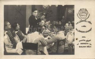 2 db régi színészlap a Lengyel vér című filmből