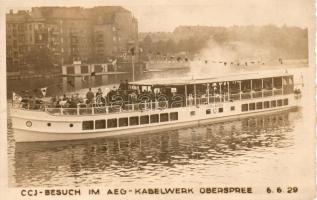 Zemlendorf, Besuch im AEG Kabelwerk