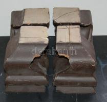 4 db régi faragott fa bútorláb