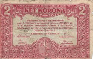 Kecskemét 1919. 2K T:III-