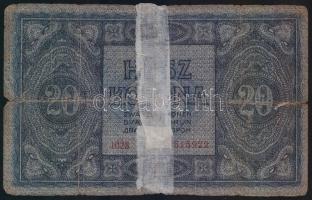 1919. július 15. 20K T:IV hátlap ragasztva