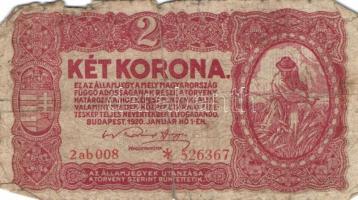 1920. 2K "2ab csillaggal" (15x) T:II (zömében),III,IV