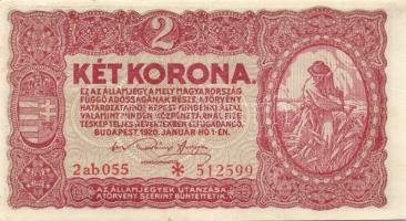 1920. 2K "2ab csillaggal" (15x) T:II (zömében),III,IV
