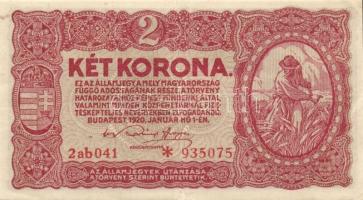 1920. 2K "2ab csillaggal" (15x) T:II (zömében),III,IV
