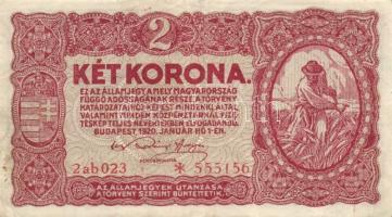 1920. 2K "2ab csillaggal" (15x) T:II (zömében),III,IV
