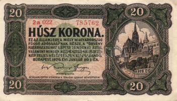 1920. 20K (3x) T:II,III