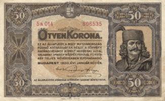 1920. 20K (2x) T:III+,IV