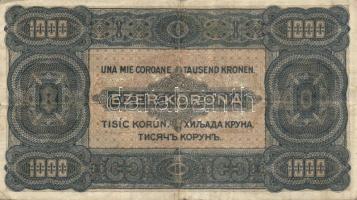 1923. 1000K "T.W. + nyomdahely jelöléssel" (2x) T:III,III-