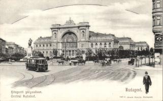 Budapest VII. Központi pályaudvar villamossal, Divald