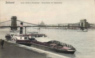 Budapest Lánchíd gőzössel