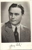 5 db régi színészlap, köztük egy aláírt is! / 5 Actor/Actress cards, one signed