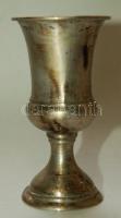 ~1900. Kis ezüst kehely jelzéssel ellátva 12.5cm-es magassággal / Silver chalice (Ag br:81.2g)