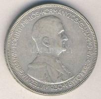 1930. 5P Ag "Horthy jobbra" T:3