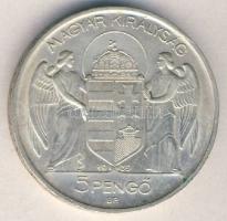 1939. 5P Ag "Horthy - balra" T:3+ ph