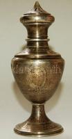 ~1900. Díszes ezüst tömjéntartó magyar jelzéssel ellátva 15cm-es magassággal / Silver cense (Ag br:87.1g)