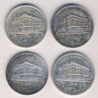 1992. 200Ft "MNB" Ag (4x) T:1-,2