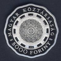 2006. 5000Ft Ag "Esztergomi Bazilika" T:PP Tanúsítvánnyal, csak 3500 db!