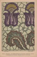 cca 1900 4 db divatújság: szabásminta és gobelin melléklet