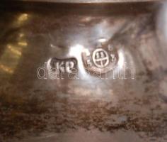 1853. Ezüst tömjénező osztrák jelzéssel és szignóval "KP" (Karl Packeny?) ellátva 55cm füg...