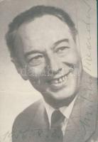 Bilicsi Tivadar színművész aláírt kisméretű fotója