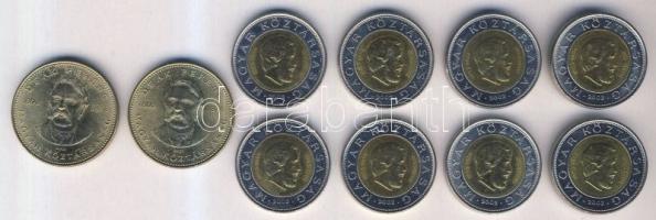 2002. 100Ft "Kossuth" (8x) + 2003. 20Ft (2x) T:2