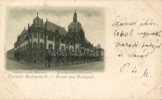 1899 Budapest IX. Iparművészeti Múzeum litho