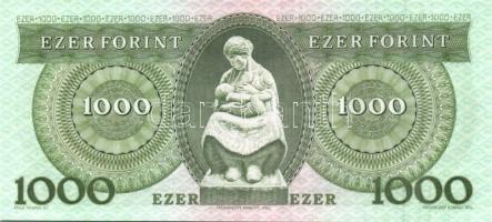 1996. 1000Ft "F" sorozat (3x) egymás utáni sorszámmal! T:I