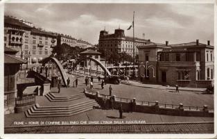Fiume border bridge