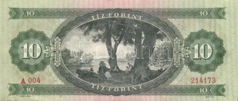 1962. 10Ft (3x) egymás utáni sorszámmal T:I-