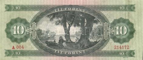 1962. 10Ft (3x) egymás utáni sorszámmal T:I-