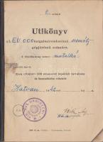 cca 1910-1942 Zrinyi Miklós gyalogezred 2 db valószínűleg motoros engedély + katonai gépjármű útikön...