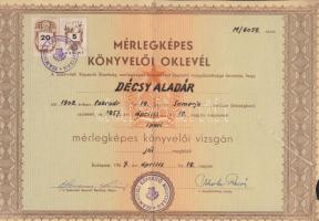 Érdekes okmány és nyomtatvány tétel: 1957 Kossuth címeres irat, díszes ipaoslevél, kötélhasználati ú...