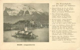 Bled (Veldes) church, poem