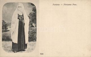 Turkish folklore, lady in chador