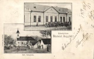 Bugyi községháza és református templom