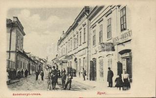Eger Széchenyi utca Kiss József fényképészeti üzletével