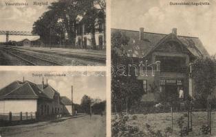 Maglód vasútállomással, villával