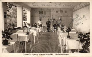 Balatonföldvár Holovits György nagyvendéglője