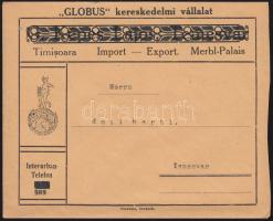 ca 1920 Előnyomott cégboríték