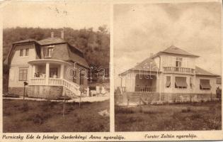 Balatonfűzfő, Parniczky Ede és felesége Szederkényi Anna és Forster Zoltán nyaralói (EK)