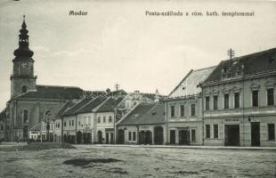 Modor Hotel Post and church (cut)