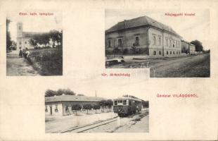 Világos with electric railway