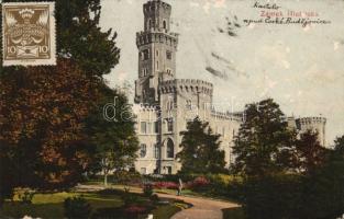 Hluboká nad Vltavou castle (esperanto issue and message)